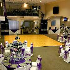 wedding reception dance floor size and