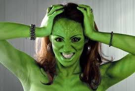make halloween alien makeup solution