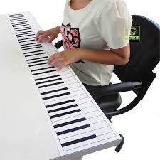 88 Key Standard Piano Keyboard Chart Staff Comparison Chart