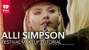 festival makeup like alli simpson