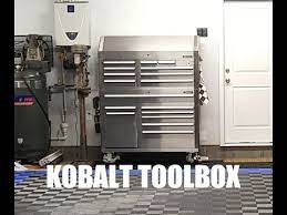 kobalt stainless steel tool cabinent