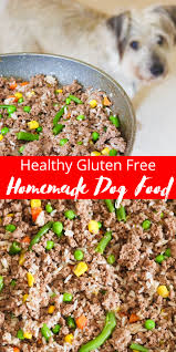 Then, mix together all the ingredients. Healthy Homemade Dog Food Low Carb Gluten Free Dog Food