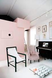 pink living room decor