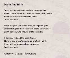 birth poem by algernon charles swinburne