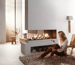 Contemporary Dual Aspect Fireplace