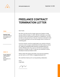 freelance contract termination letter