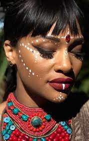 ruby jewel tribal makeup