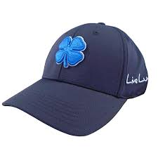Amazon Com Black Clover Lucky Max 3 Blue White Navy Fitted