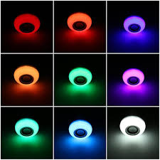 Bluetooth Speaker Music Light Bulb Glow And Light Zone