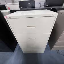 hon beige metal 4 drawer lateral file