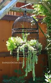 Exquisite Birdcage Hanging Planter