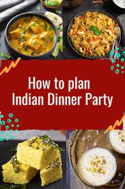indian dinner party menu ideas piping