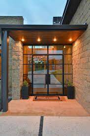 Entryway With A Glass Front Door Ideas