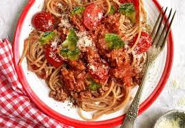 Whole Wheat Spaghetti With Ground Turkey Calories gambar png