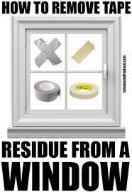 Remove Tape Residue From Glass