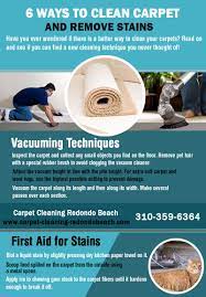 carpet cleaning redondo beach infographic