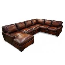 oversized seating leather sectional