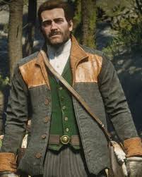 Red Dead Redemption 2 Gray Wool Jacket
