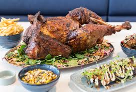Order the roulade of turkey breast, and choose from several side options like baked pimento mac and cheese, cornbread stuffing, and cranberry and citrus cranberry sauce. Eat Drink Play Thanksgiving Feast At Nola In Barangaroo