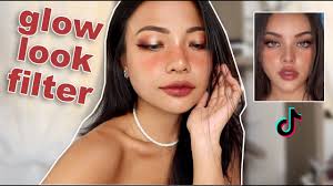 glow look filter tutorial on tiktok