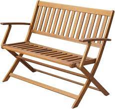 Vidaxl Solid Acacia Wood Patio Bench 47