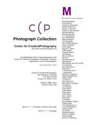 m center for creative photography