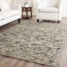 transitional braided striped area rug
