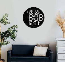 Large Display Round Wall Clock Ifirst