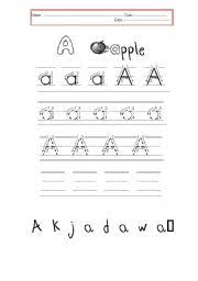 Download free alphabet tracing worksheets for letter a to z. English Worksheets Alphabet A