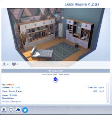 the best sims 4 walk in closet rooms