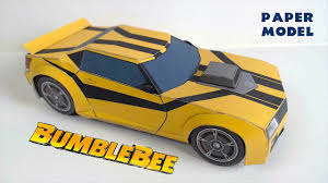 I finally found them in a transformers water wow! doodle book. Transformers Bumblebee Car Papercraft Easy Diy Bumblebee Car Paper Model Paper Culture Youtube