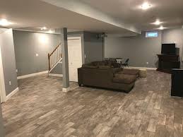 tile basement floor
