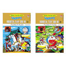 Sách ] Trọn Bộ 2 Tập Tranh Truyện Màu Doraemon - Nobita Tây Du Kí