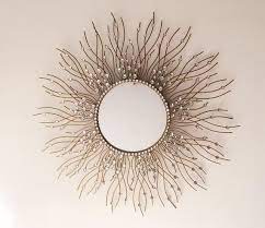 mirror wall decor starburst mirror