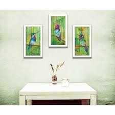 Choose a hanger that uses several nails for added strength. Three Hummingbirds Collection By Lisa Morales Printed Wall Art Ready To Hang Framed Poster White Frame Overstock 18220818