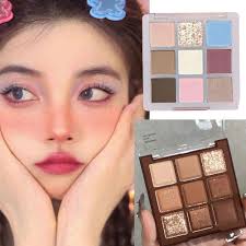 9 colors matte eyeshadow palette makeup
