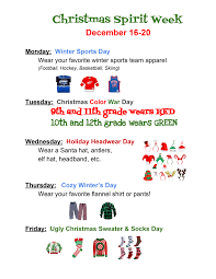 During the pep rally, show a slideshow of some of the best outfits throughout the week. Christmas Spirit Days 2019 High School High School