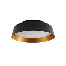 Brushed Gold Dimmable Led Flush