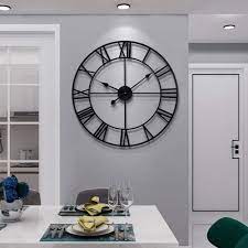 40cm large modern metal wall clocks