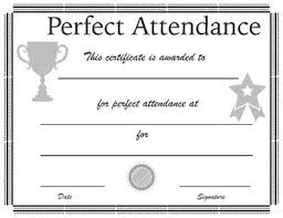 Perfect Attendance Certificate Teaching Resources Teachers Pay
