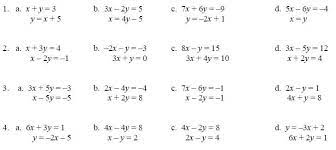 Solving Systems Of Linear Equations By