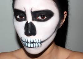 fotd halloween skeleton makeup look