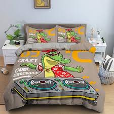 cartoon dinosaur bedding set cute