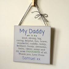 personalised my daddy fathers day keepsake gift