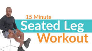 seated leg workout exercise