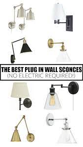 12 Of The Best Plug In Wall Sconces No