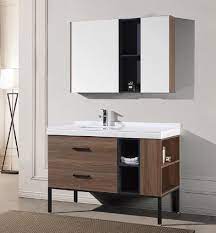 48 wood veneer bathroom vanity cabinet