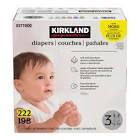 Kirkland Diapers Size 3, 222 count 