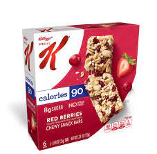 special k red berries chewy snack bars