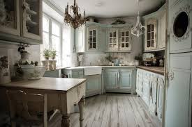 premium photo shabby chic kitchen